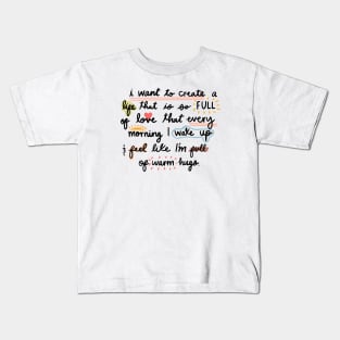 Life full of Love Kids T-Shirt